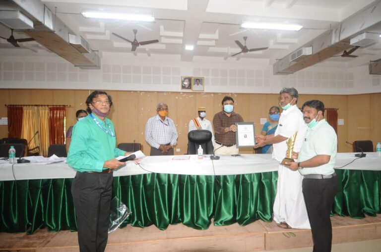 – HON’BLE CHIEF MINISTER’S AWARD BEST ENTREPRENEUR DISTRICT LEVEL –
2017-2018